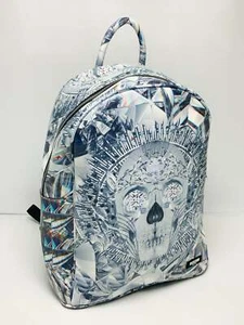 Men’s Reason Diamond Skull Silver | Blue Backpacks NWT - Picture 1 of 4