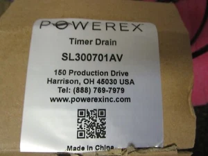 Powerex SL300701AV Timer Drain 1/2" NPT - Picture 1 of 24