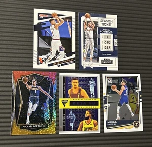 Michael Porter Jr 5 Lot Shimmer Prizm Insert Base Denver Nuggets - Bild 1 von 1