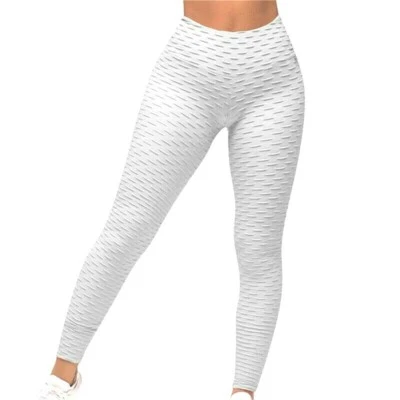 Women's Sexy Yoga Pants High Waist Compression Leggings Butt Lift Trousers - Image 1 of 4