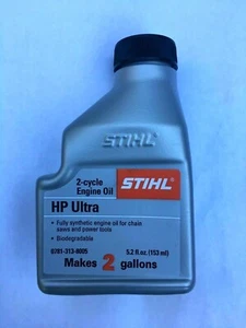 1 BOTELLA de 5,2 OZ Stihl HP Ultra Sintético 50:1 Nuevo Envío Gratuito - Imagen 1 de 1