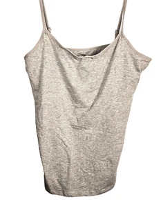 Damen Camisole grau Größe XL integrierter BH verstellbare Träger neu ohne Etikett dehnbar - Bild 1 von 5