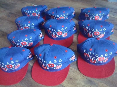 10 CHICAGO CUBS ANNCO SMALL-MED БЕЙСБОЛКИ 90-Х ОПТОВЫЙ ЛОТ ШЛЯПЫ ВИНТАЖНАЯ КЕПКА - Изображение 1 из 4