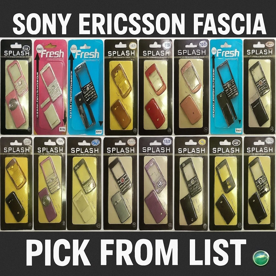 Sony Ericsson Fascia (Muchos + Teclado) - TODOS LOS MODELOS Y COLORES - ELIGE DE LA GRAN LISTA Foto 1 de 1