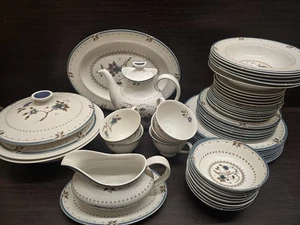 Royal Doulton Old Colony Cafetera Cena Ensalada Sopa Platos Cuencos etc 1er - Imagen 1 de 31
