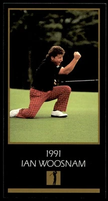 1993-98 Champions of Golf Masters Collection 1991 Ian Woosnam EX-MT+ *d1 - Image 1 of 2