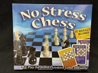 No Stress Chess Board Game - Learn Chess Easy for Kids & Adults Brand NEW SEALED - Image 1 of 4