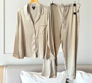 NWT International Concepts 2 Piece Pajama Set Womens Size L Safari Long Bottoms - Picture 1 of 22