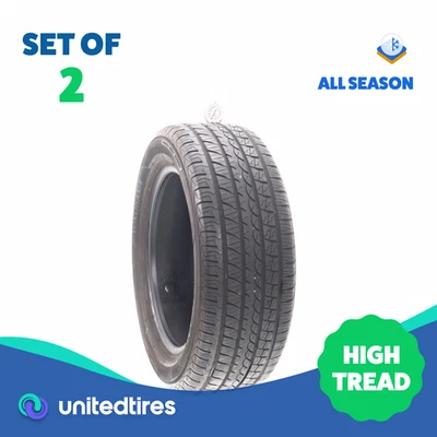 Set of (2) Used 225/55R17 Yokohama Advan A83B 95V - 8/32 - Image 1 of 4