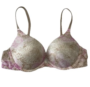 Maidenform Extreme Push Up Bra Adds Two Cups 09359 Size 34A Beige/Pink - Picture 1 of 10