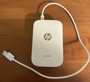 HP X7N07A Sprocket 100 Portable Photo Printer With Cable - Picture 1 of 2