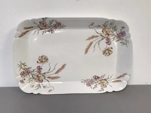 Large 19" Carlsbad Austria Porcelain Platter With Flower Decoration - Picture 1 of 2