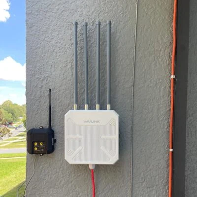 WiFi 6 Verstärker Repeater 1800Mbit/s Outdoor Gigabit Router Wetterfest Extender - Bild 1 von 4