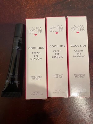 (3) Laura Geller Cool Lids Cream Eye Shadow "Mermaid Marine" Full Size NIB - Image 1 of 2