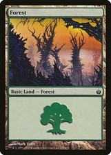 Forest (#155) - Foil Mirrodin Besieged MP MTG