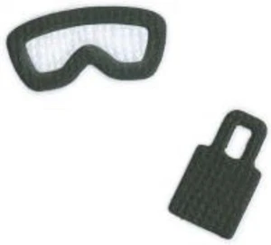 QuicKutz Die Ski Accessories Snowboard Goggles Paperdoll Snow2pc Lot Dies Sizzix - Picture 1 of 3