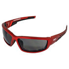 Sly RED Motorcycle Sunglasses Smoke Lens Metallic Frame by Global Vision