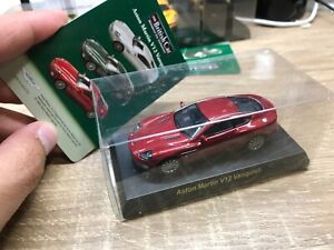 Kyosho - British Collection - Aston Martin V12 Vanquish Red 1/64 - Mini Car R15