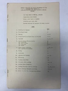 General Operation & Flying Procedures for B-34 - Original - Picture 1 of 12