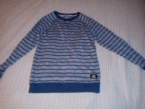 Shaun White Boy's Blue Striped Pullover Thin Sweater Sz Large 12-14 - Picture 1 of 4