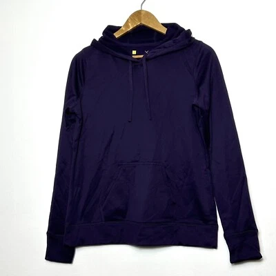 Xersion Sweatshirt Womens Small S Purple Hooded Pullover Long Sleeve Drawstring - Image 1 of 4