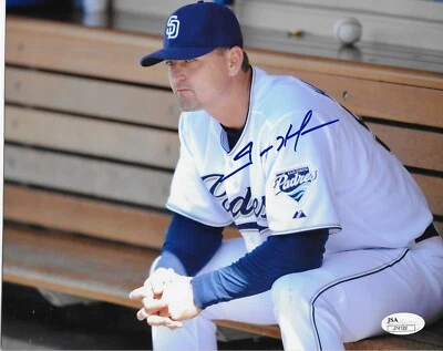 Foto automática Trevor Hoffman 8X10 certificada por JSA Foto 1 de 2