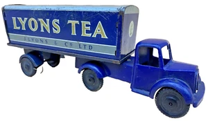 Wells Brimtoy Lyons Tea Truck – Vintage Tinplate Advertising Vehicle (1950s UK) - Picture 1 of 16