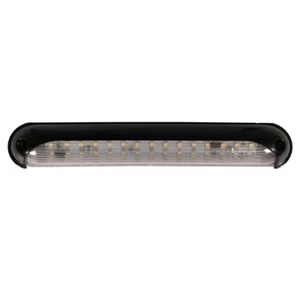 American Motorhome RV Black 8'' LED Porch Light With-out Switch + Clear Lens - Picture 1 of 1