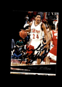 Andre Miller 1999 Press Pass Utah authentic autographed card