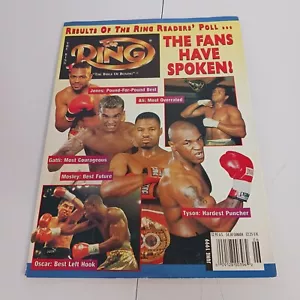 The RING Boxing Magazine June 1999 Mike Tyson Shane Mosley Ali Gatti - Picture 1 of 4