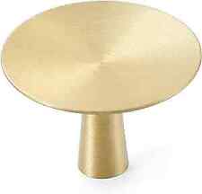 -Pack Gold Modern Cabinet Knobs, Solid Brass Drawer Pulls and Knobs, Round 5