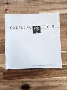 1989 CADILLAC STYLE DEALER SHOWROOM SALES BROCHURE CATALOG GUIDE BOOKLET - Picture 1 of 6