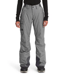 The North Face Women's Freedom Insulated Snow Pants Grey Heather Size L/Short - Picture 1 of 5