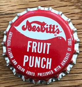 Tappi Bottiglia Soda Nesbitt's Fruit Punch Linea Sughero Vintage Originali Lotto di 10 NOS - Foto 1 di 4