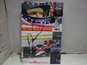 Tarjeta de novato Danica Patrick 2005 autografiada en Indianapolis Motor Speedway - Imagen 1 de 6