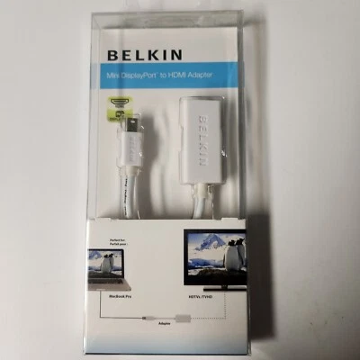 BELKIN - MINI DISPLAYPORT TO HDMI ADAPTER - WHITE - f2cd021eb - Image 1 of 3