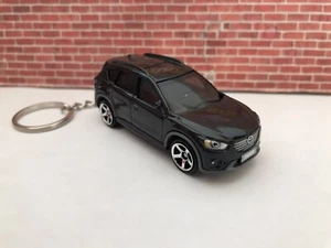 LLAVERO para 2016 MAZDA CX5 NEGRO SUV AUTO LLAVES LLAVERO ANILLO LLAVEROS CORDÓN - Imagen 1 de 2