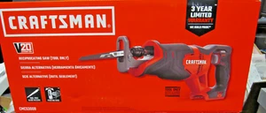 NEW CRAFTSMAN 20V CORDLESS V20 RECIPROCATING SAW CMCS300B TOOL ONLY VARIABLE SPD - Picture 1 of 2