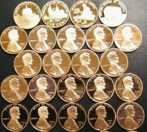 1996~2024 S Lincoln Penny Choice ~ Gem Proof Run 32 Coin Decade Set US Mint Lot - Picture 1 of 12
