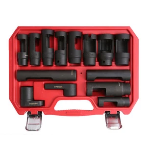 14Pc Oxygen Sensor Kit Diesel Injector Socket Set Oil Pressure for Bosch Siemens - Picture 1 of 4