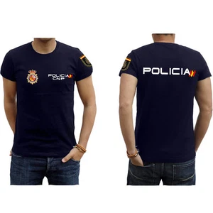 T-shirt Police Nacional Replica Leather Cabrera - Picture 1 of 2