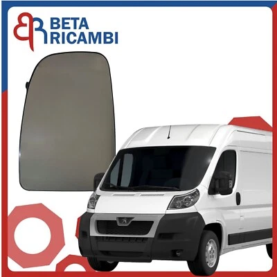 Vetro Specchietto Per Peugeot Boxer Dal 2006 Piastra Specchio Sinistro Sx - Immagine 1 di 4