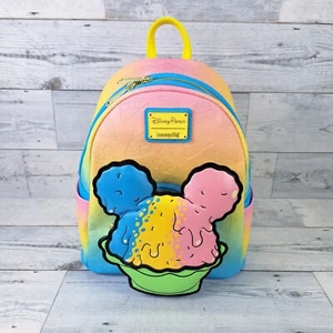 Loungefly Disney Parks Eats Shaved Ice Mickey Mouse Mini Backpack New - Picture 1 of 6
