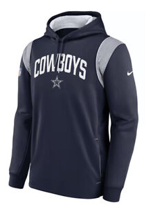 Dallas Cowboys Nike Sideline Therma-FIT Navy Pullover Hoodie Men’s XXX Large 3XL