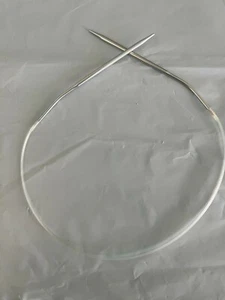 Circular Knitting Needle Aluminum & Nylon 17" Size 3 Pre Owned (D35BS) - Picture 1 of 2