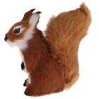 Squirrel Pet Toy Animal Figurines Model Indoor art of home Ornaments