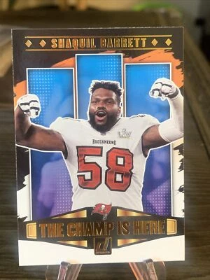 Shaquil Barrett 2021 Donruss The Champ is Here Insert #CIH-20 Buccaneers - Image 1 of 2
