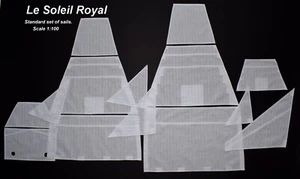 Heller Le Soleil Royal 1:100 - Juego de velas estándar para modelo - Imagen 1 de 9