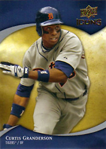 2009 Upper Deck Icons #27 Curtis Granderson Detroit Tigers