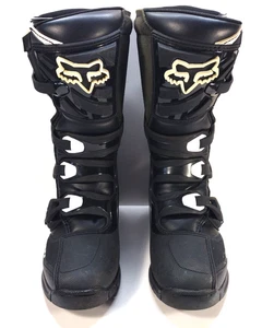 Fox Comp 3 Motocross Boots Size Y5 (Eu 37.5) Black And White - Bild 1 von 14